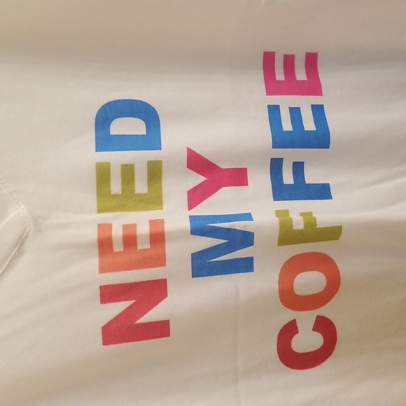 NWOT Coffee Shirt. XL - Picture 2 of 2